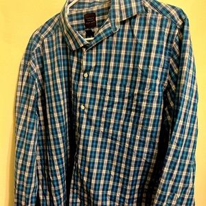 Oxford New York mens long sleeve button down
